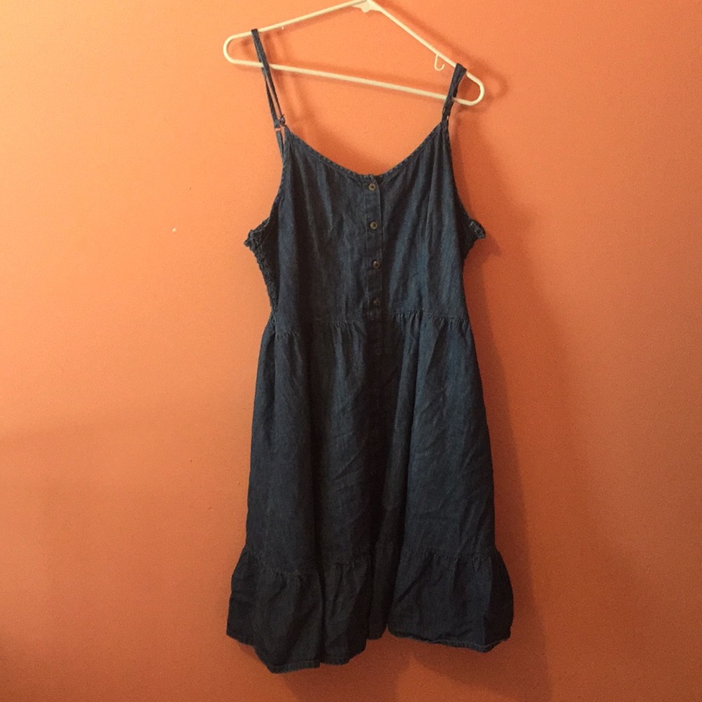 Jean skirt dress